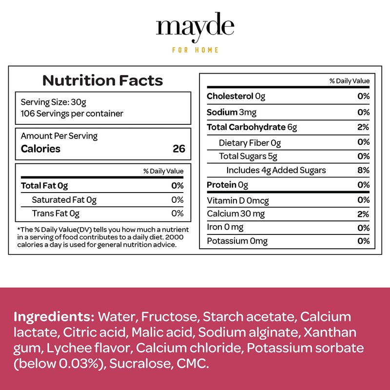 Mayde Popping Boba Pearls for Drinks, Desserts, & Breakfast Bowls