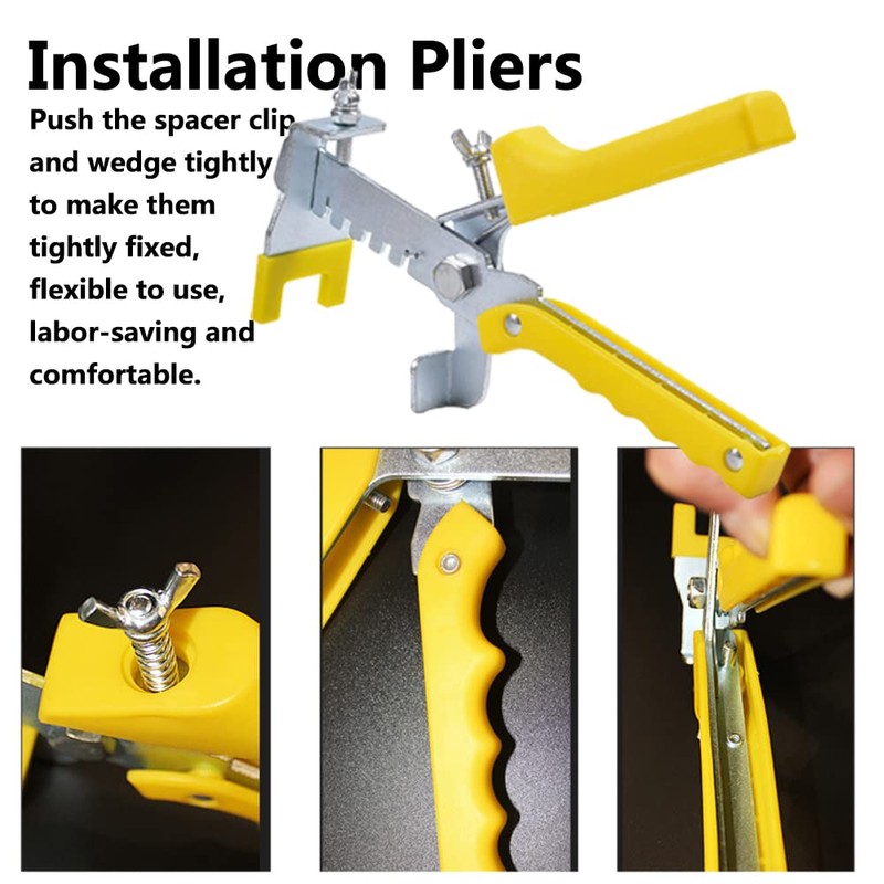 Tile Leveling System, Wall Tile Leveling Tool, 100PCS Resuable Wedges