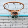 POFET Heavy Duty Basketball Replacement Chain Net with S Hooks,