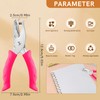 Single Hole Punch – 6mm Handheld Paper Punch with Soft