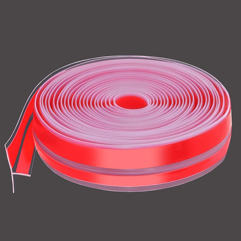 T Shaped Seal Strip Transparent Silicone Windproof Waterproof Double Sided