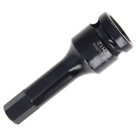 Utoolmart 1/2-Inch Drive Allen Bit Socket, 12mm Hex Socket, Cr-Mo Steel Master Impact Hex Driver, 1pcs