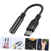 LABRIMP USB C to Headphone Adapter Durable Aux USB C