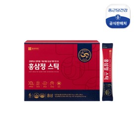 Chong Kun Dang Health [Chong Kun Dang Health] Red Ginseng Extract Sticks (30 packets) 1 Box / [종근당건강] 홍삼정 스틱(30포) 1박스