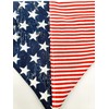 American Flag Over the Collar Dog Bandana That Slips Onto
