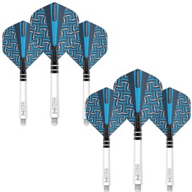 RED DRAGON Hardcore Rope Design Flights and Nitrotech Stems Combo Pack