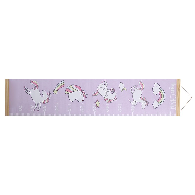 Kid's Growth Chart Removable Hanging Wall Decor Height Measuring Ruler