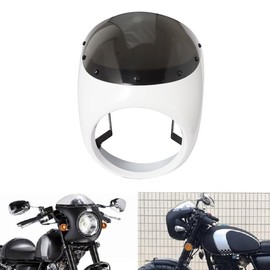 Universal 7" Motorcycle Headlight Retro Cafe Racer Fairing Cover for Harley Honda Yamaha