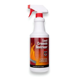 Meeco's Red Devil 12 Liquid Creosote Destroyer - Creosote Remover for Wood stoves & Fireplace Inserts (32 fl oz) - Made in The USA