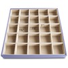 Frebeauty Earring Organizer Classic Jewelry Box 50 Slots Double Layer