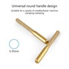 Guojiang 1/4 Shank Straight Brazed Diamond Profile Wheel Router Bit