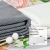 M Mute Touch Stitch Fabric, 3-Layer Padded Knit Jacquard w/Air