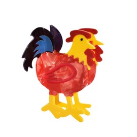 Big Rooster Hair Clip,Acetate Hair Claw,Small Hair Clips for Women
