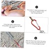 Gatuida 1 Set Outdoor Spring Hook Buckle for Camping Tent