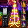 30+ Modes Smart Prelit Christmas Cone Tree with Lights -