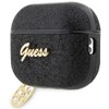 Guess GUAP2GLGSHK Case for AirPods Pro 2 Black Glitter Flake
