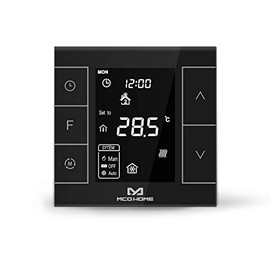 MCO Home Z-Wave MH7H-WH Intelligent Thermostat for Water Heater, Black