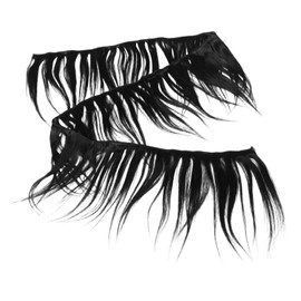 Baluue Real Human Hair Wig Bundle Long Straight Hair Extensions for Women Hand Braided Natural Look