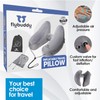 flybuddy Inflatable Neck Pillow for Traveling, Turtle Neck Pillow for