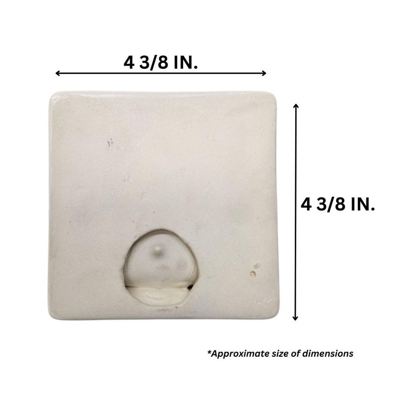 Ceramic Toothbrush Holders for Bathrooms Over Tile Wall Mount Flat