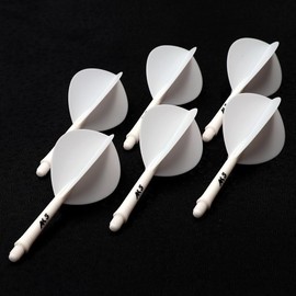 CUESOUL Rust Integrated Dart Shafts and Flights Pack of 6