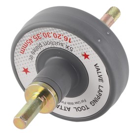 Eacam Universal 1000rpm To 1250rpm Metal + Rubber Valve Grinding Tool Lapping Attachment Kit with 5 Suction Plates for Engine Valves