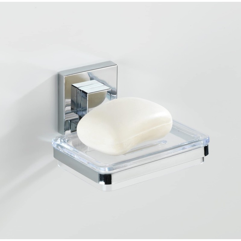 WENKO Vacuum-Loc® Seifenablage Quadro Edelstahl