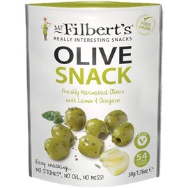 Mr Filbert's - Green Olive - Lemon & Oregano, 12 x 50g Pouches