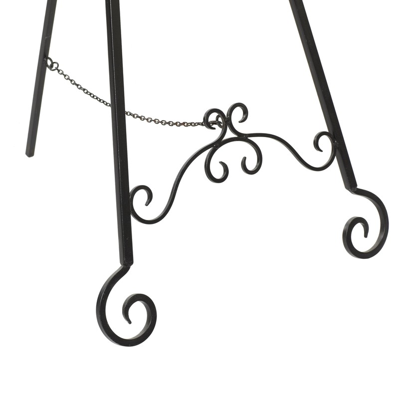Deco 79 Metal Scroll Display Easel Large Adjustable 3 Tier