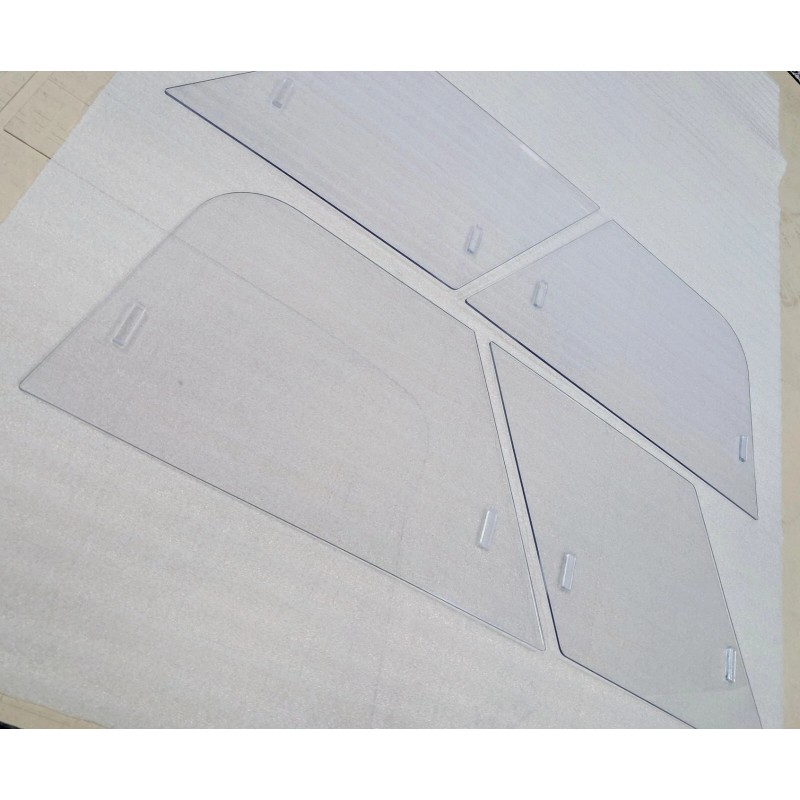 DAXCNC MG MGA NEW SIDE CURTAIN SLIDING WINDOWS SET 1956-1962