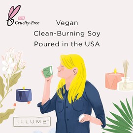 ILLUME Go Be Lovely Collection, Golden Honeysuckle Mini Metal, 6.5oz. Candle