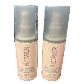 Flower Beauty Seal The Deal Hydrating Setting Spray Dewy Finish 3.4 Oz Lot of 2