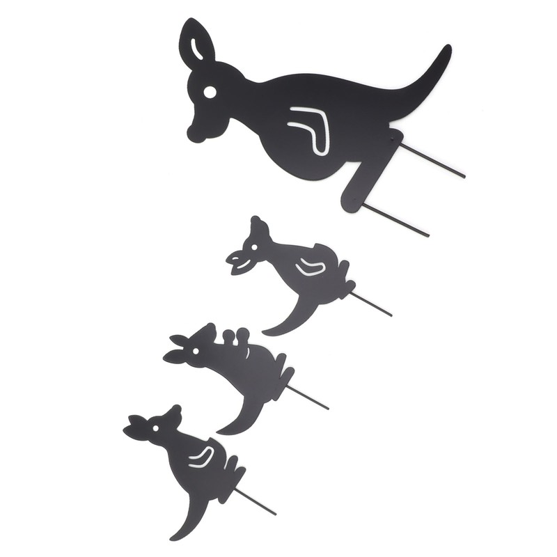 4pcs Iron Art Animal Decoration Ingenious Multi Purpose Kangaroo Plugin