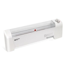 Beyond Breeze 1500W White Electric Space Heater Baseboard Silent Operation Convection Warmer