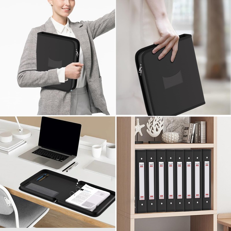 Ring Binder A4 Fireproof Folders Ring Binder 2 O-Ring A4