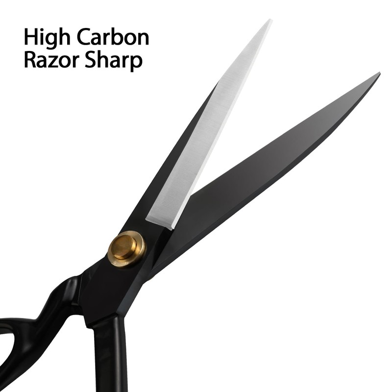 Fabric Scissors Professional 10 inch Heavy Duty Scissors for Leather