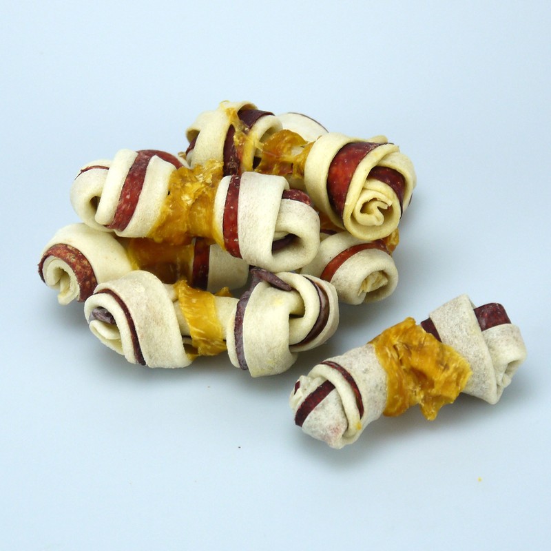 Good 'N' Fun Triple Flavor Mini Rawhide Chews