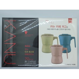 Best Coffee Maxim KANU Americano Instant Coffee 1.6g 70 sticks with Gift (Dark Roasted)