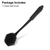 EeeKitOnline Silicone Back Scrubber for Shower, Long Handle Body Brush