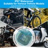 OBEST Motorcycle TPMS Tire Pressure Monitor System with 2 Silver
