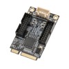 Mini PCIE to USB3.0 Front Expansion Card Dual 19PIN 5Gbps