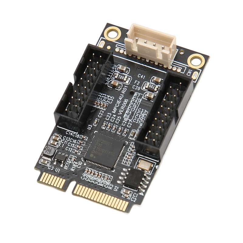 Mini PCIE to USB3.0 Front Expansion Card Dual 19PIN 5Gbps