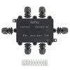 dstfuy Junction Box,ABS Waterproof IP68 Electrical Boxes.with 24A Barrier Terminals