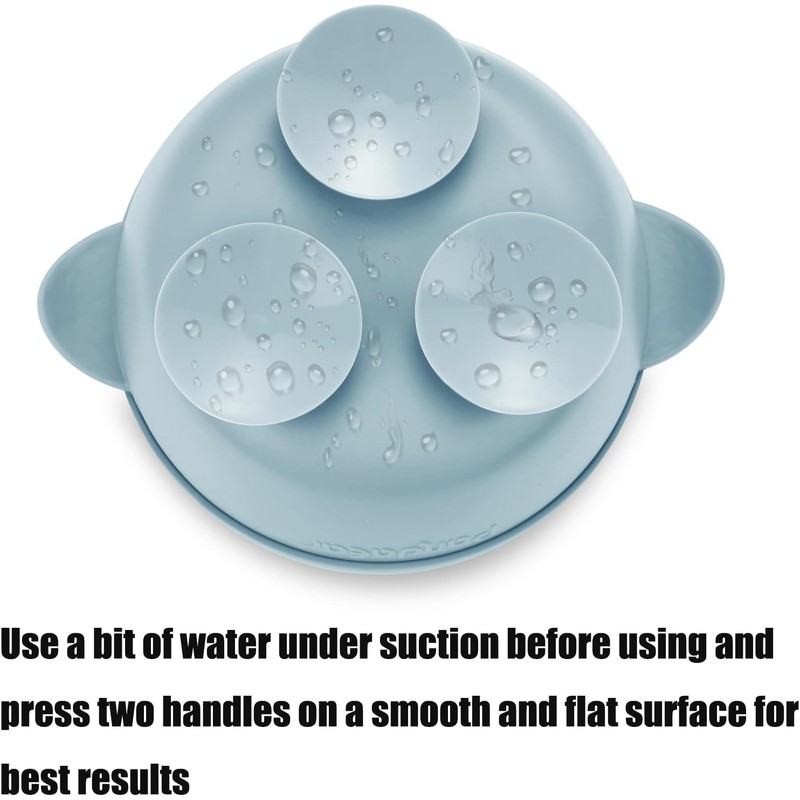 PandaEar 3 Pack Baby Stainless Steel Bowls with Suction, Non-Slip