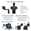 Web Camera USB Web Camera with Microphone HD Webcam Cover