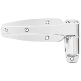 Kason 1245-187-54 Reversible Cam-Rise Hinge Chrome Finish for Freezer/Cooler/Refrigerator, 1245-201-54 (1-3/8" Offset)