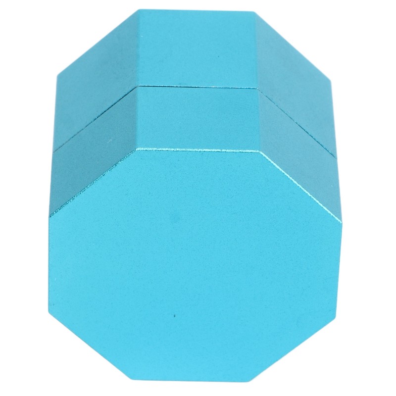 Cue Chalk Box Holder Aluminium Alloy Octagonal Universal Billiard Chalk