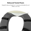 Toilet Seat Cushion with 2-inch High-Density Foam,Toilet Seat Riser-Suitable for