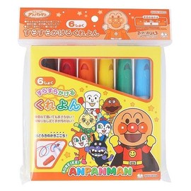 Sun-Star Stationery Anpanman Crayons Smooth Drawing Crayons Go for it! Anpanman 1770009A