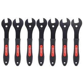 XIAOCUNCN Bike Cone Wrench Set Tool,Bicycle Spanner,Durable Multi-Function,Carbon Steel,(13, 14, 15, 16, 17, 18, 19mm) Bicycle Wheel Hub Axle Nut Install Remover (7 pieces (13,14,15,16,17,18,19mm))